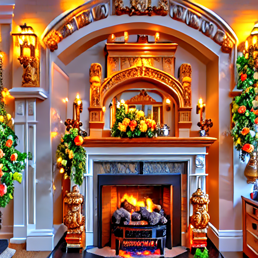 097_Ornate archway inset with matching fireplace in room..png
